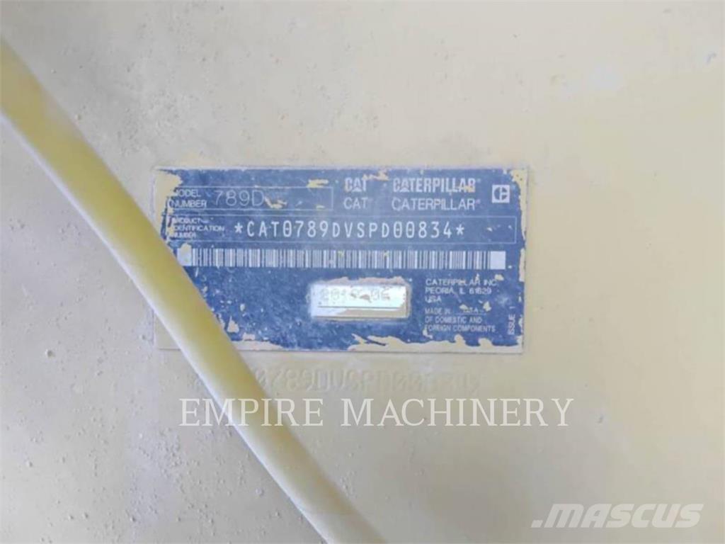 CAT 789D 鉸接式起吊車