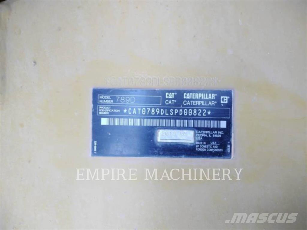 CAT 789D 鉸接式起吊車