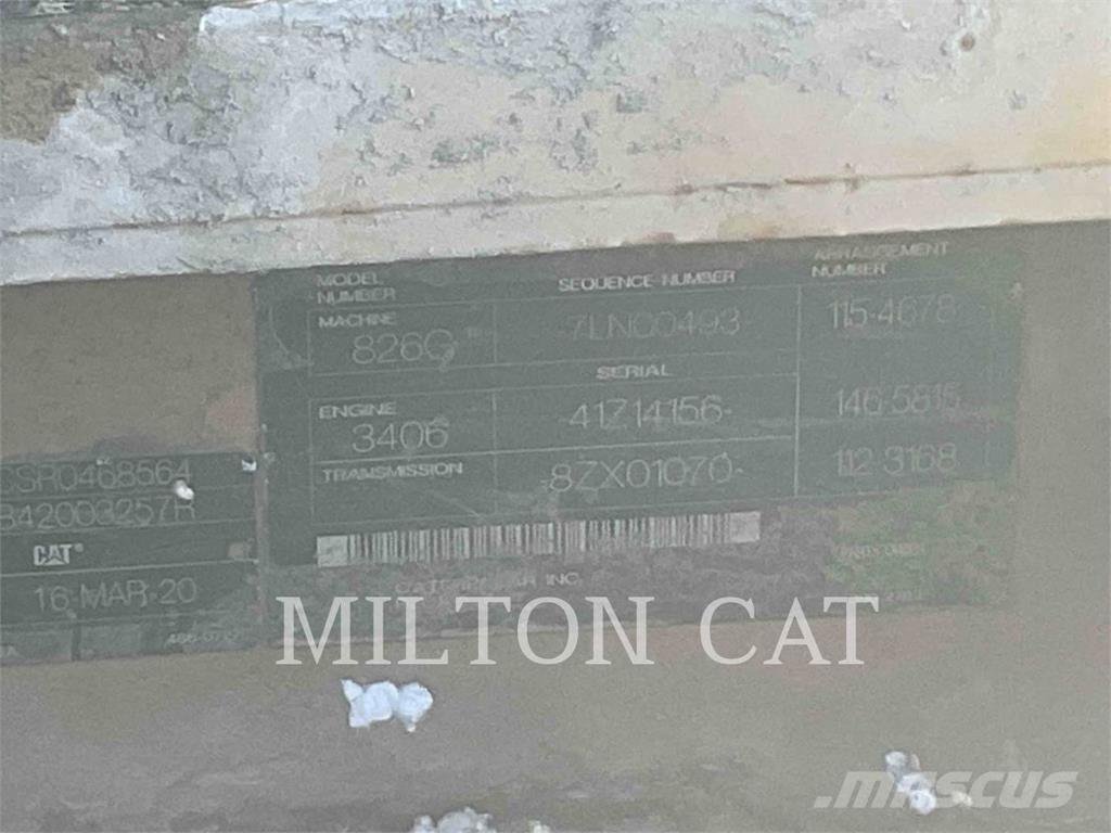 CAT 826G 土壤壓實機
