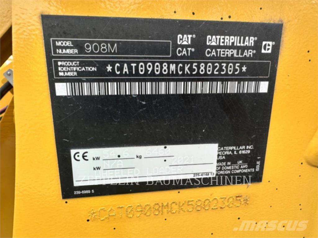 CAT 908M 輪胎式裝載機