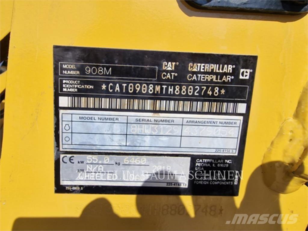 CAT 908M 輪胎式裝載機