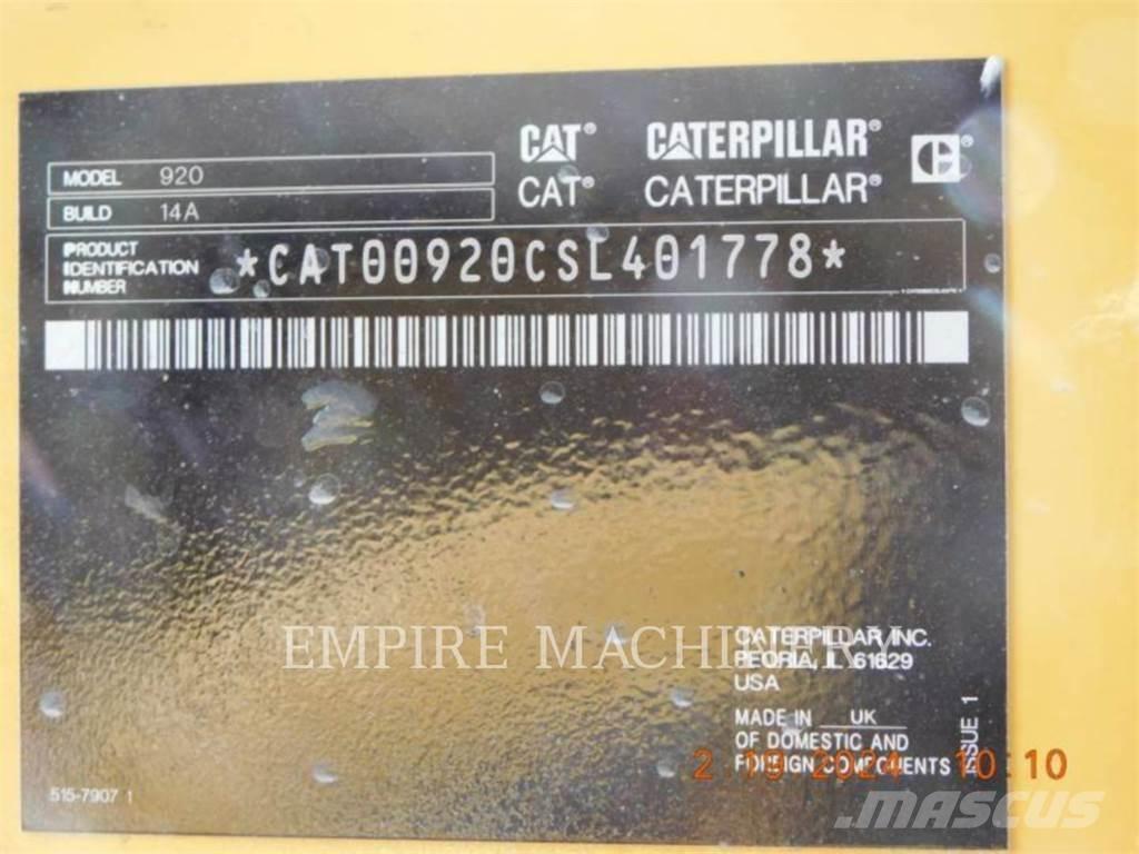 CAT 920-14 FC 輪胎式裝載機