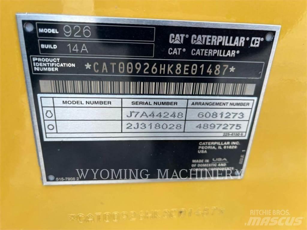 CAT 926 輪胎式裝載機