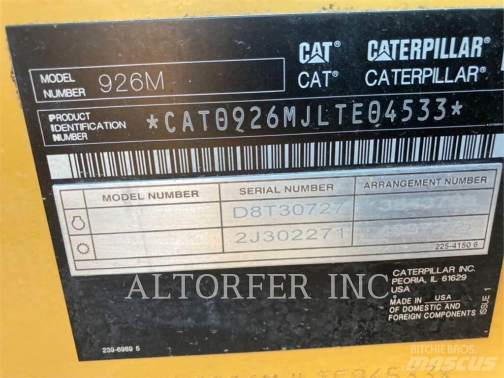 CAT 926M 輪胎式裝載機