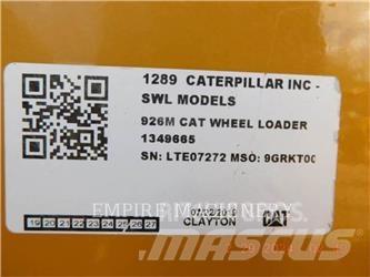 CAT 926M 輪胎式裝載機