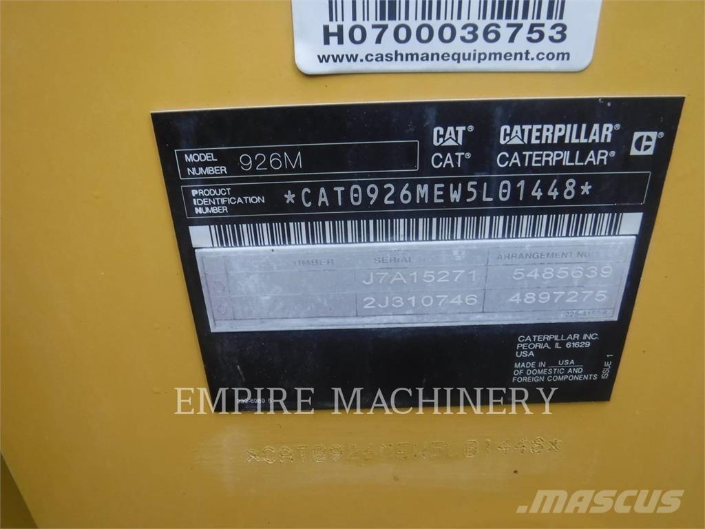 CAT 926M 輪胎式裝載機
