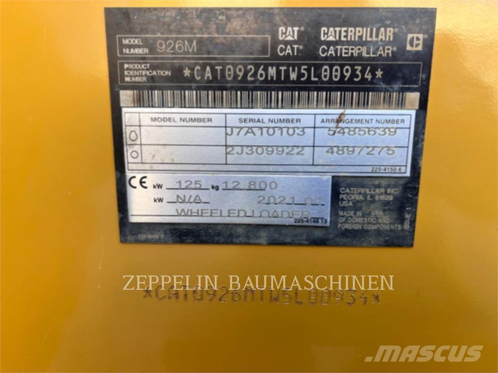 CAT 926M 輪胎式裝載機