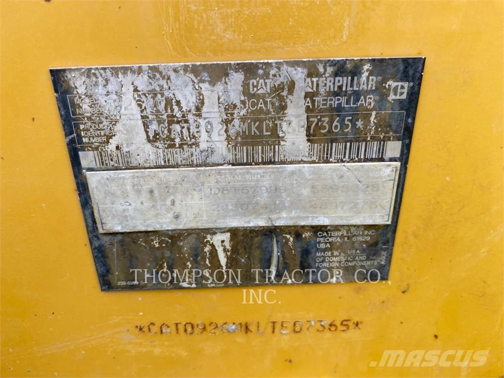 CAT 926M 輪胎式裝載機