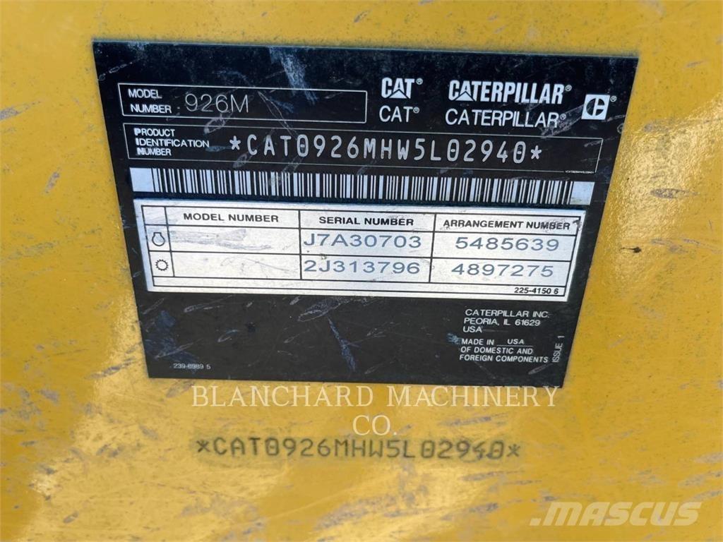 CAT 926M 輪胎式裝載機