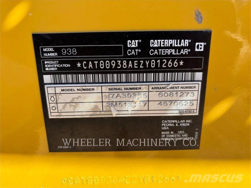 CAT 938 QC 輪胎式裝載機