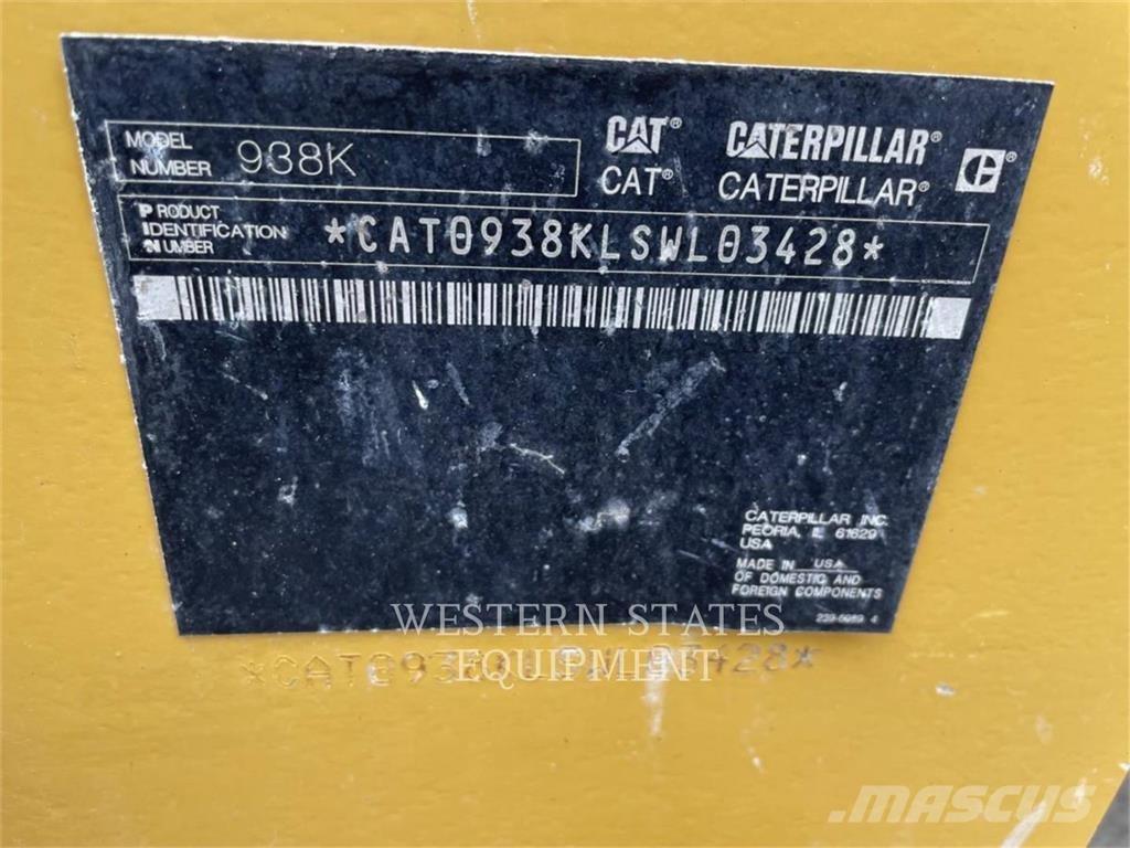 CAT 938K 輪胎式裝載機