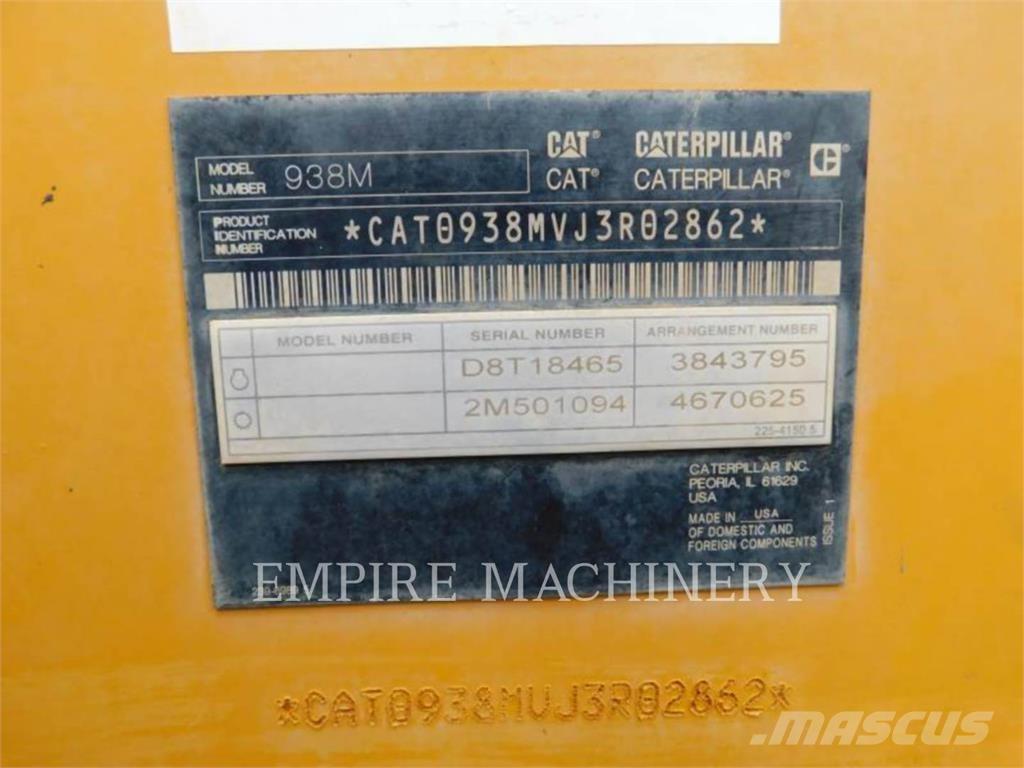 CAT 938M FC 輪胎式裝載機
