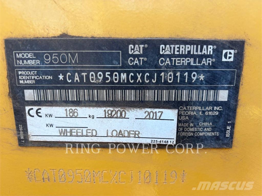 CAT 950MQC 輪胎式裝載機
