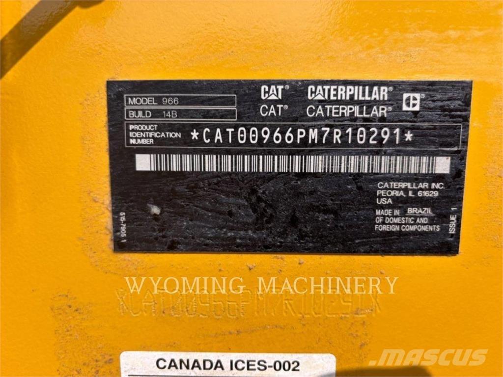 CAT 966 輪胎式裝載機