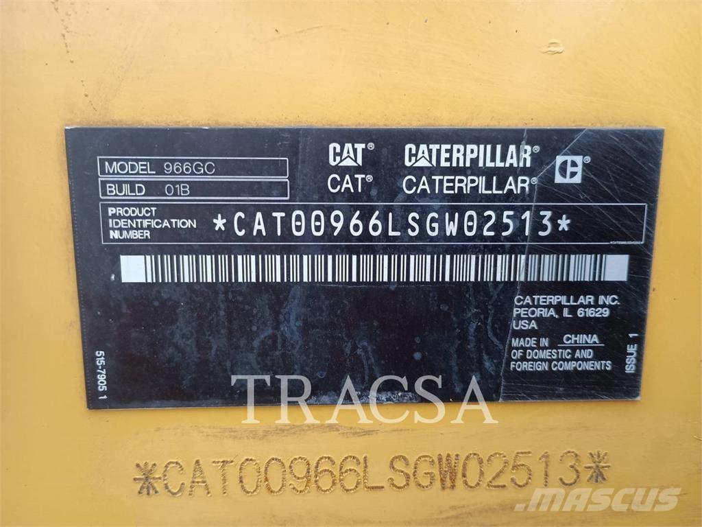 CAT 966GC 輪胎式裝載機