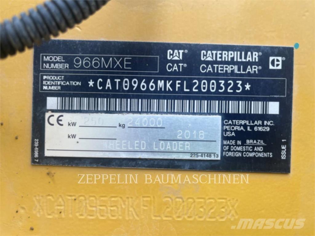 CAT 966MXE 輪胎式裝載機