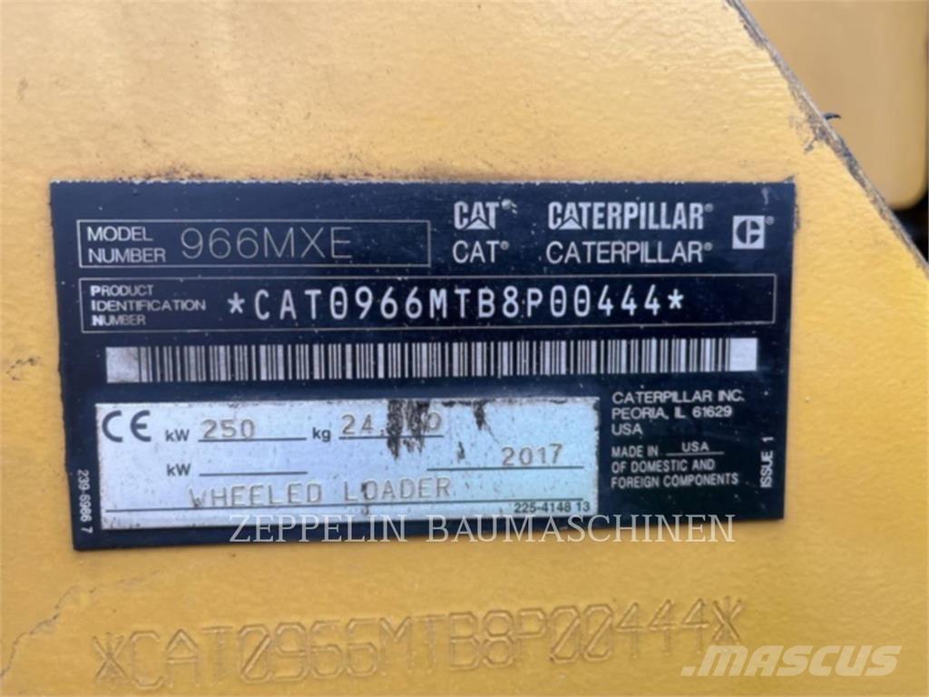 CAT 966MXE 輪胎式裝載機