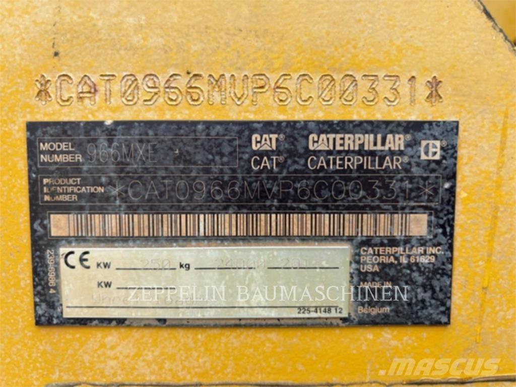 CAT 966MXE 輪胎式裝載機