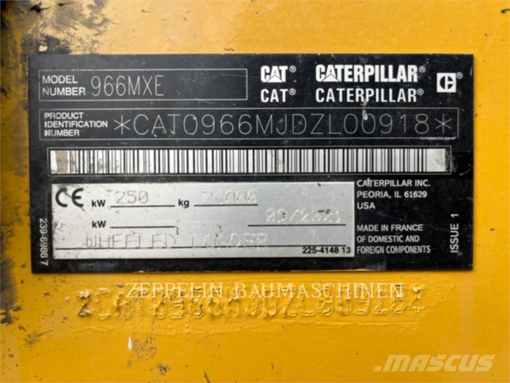 CAT 966MXE 輪胎式裝載機