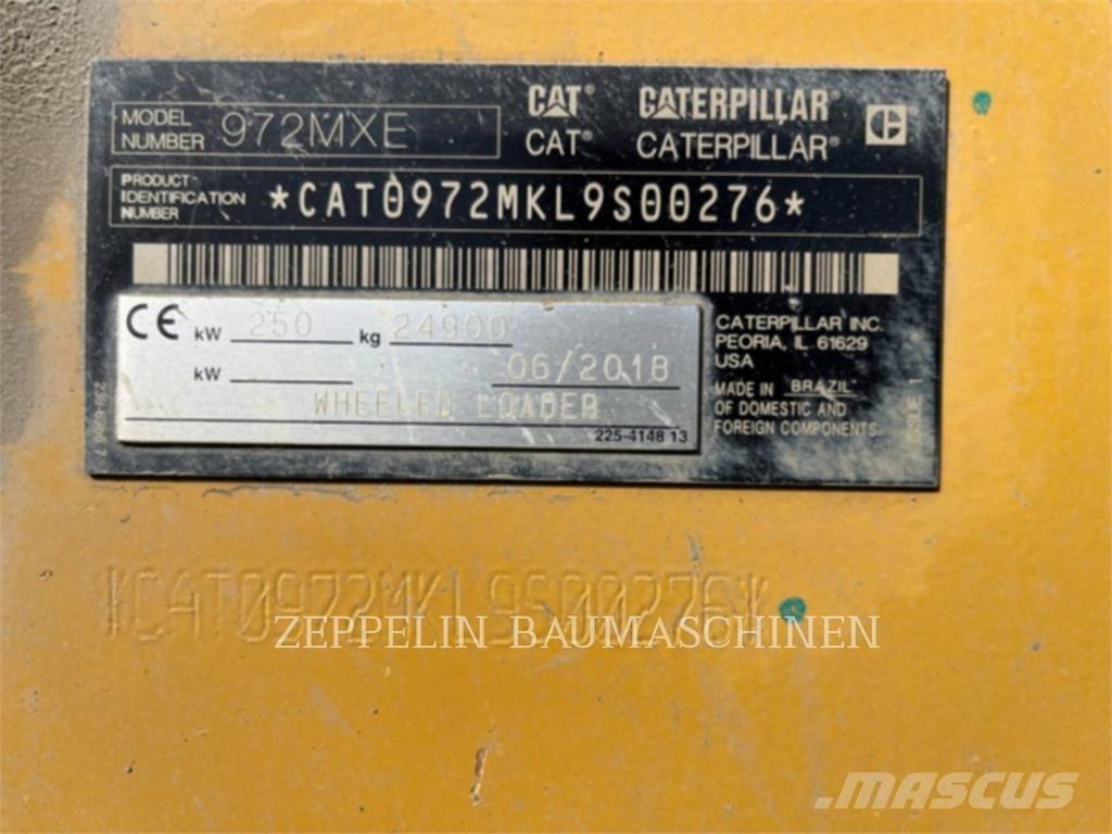 CAT 972MXE 輪胎式裝載機