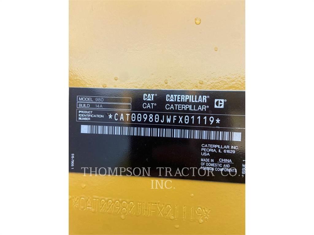 CAT 980 輪胎式裝載機