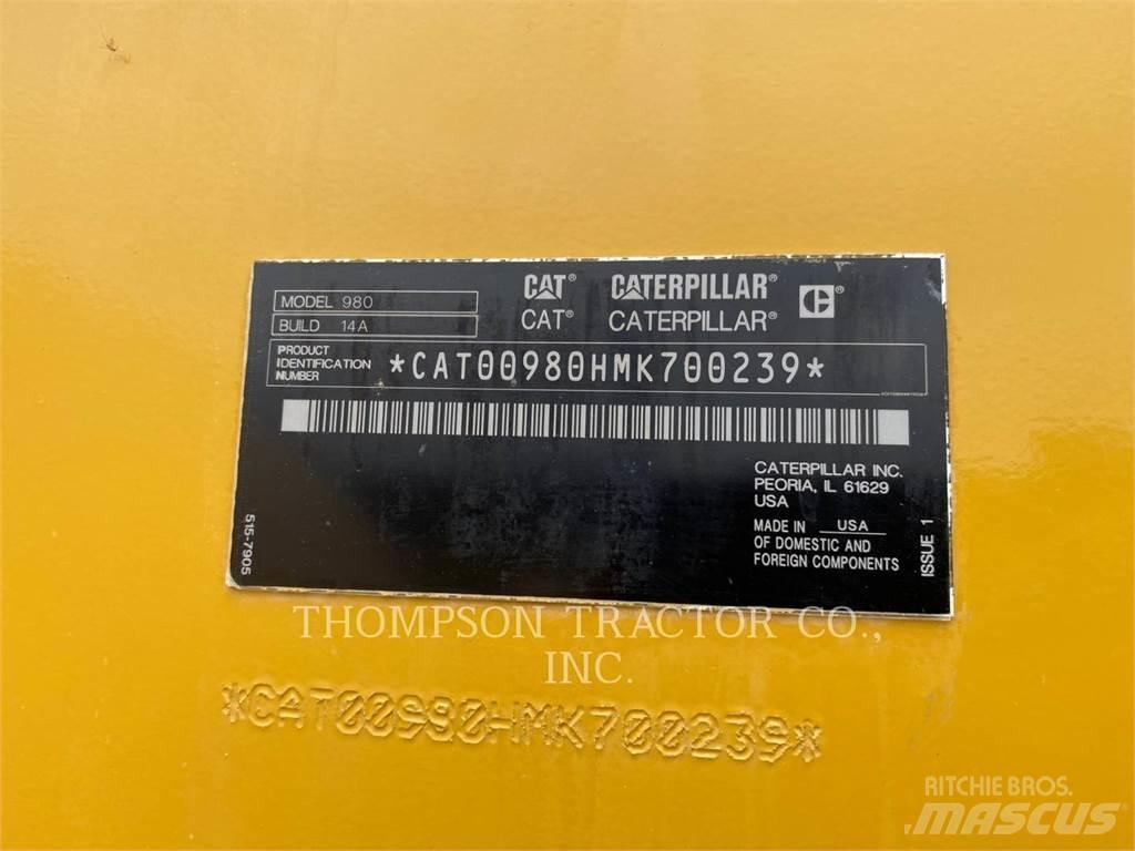 CAT 980 輪胎式裝載機