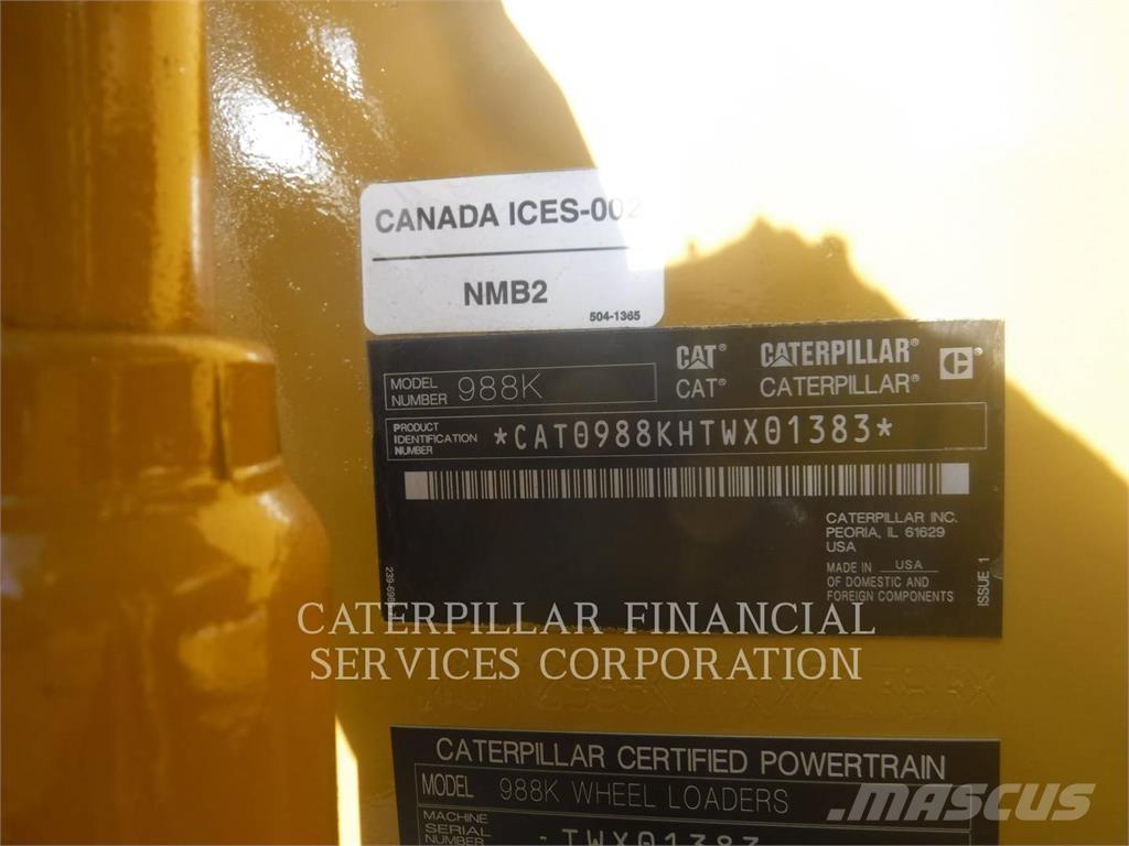 CAT 988K 輪胎式裝載機