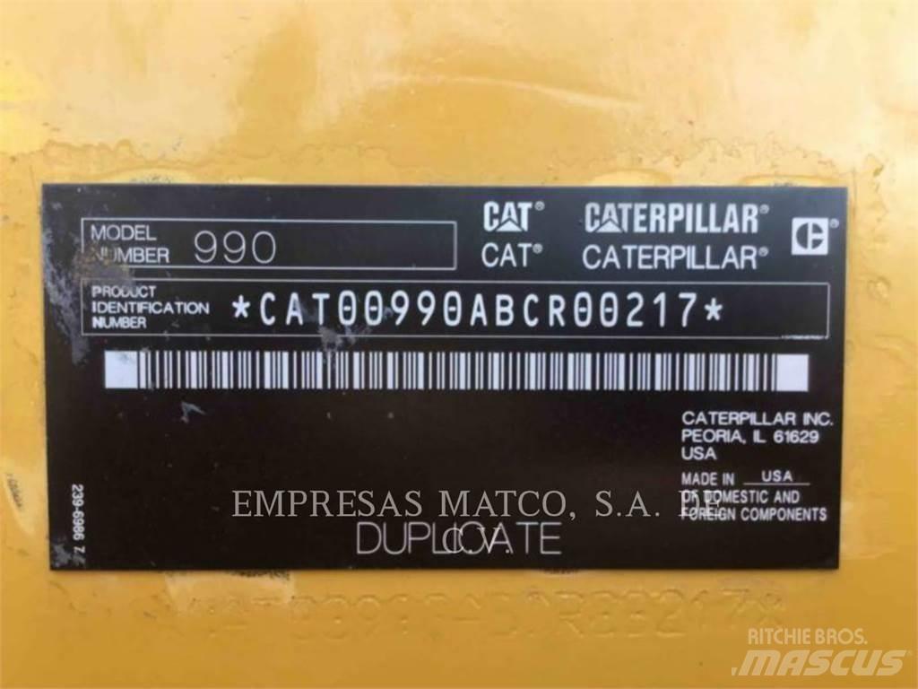 CAT 990 輪胎式裝載機