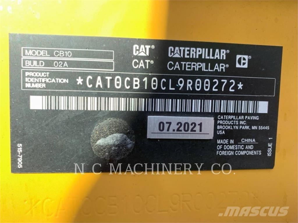 CAT CB10 瀝青攤舖機/鋪路機