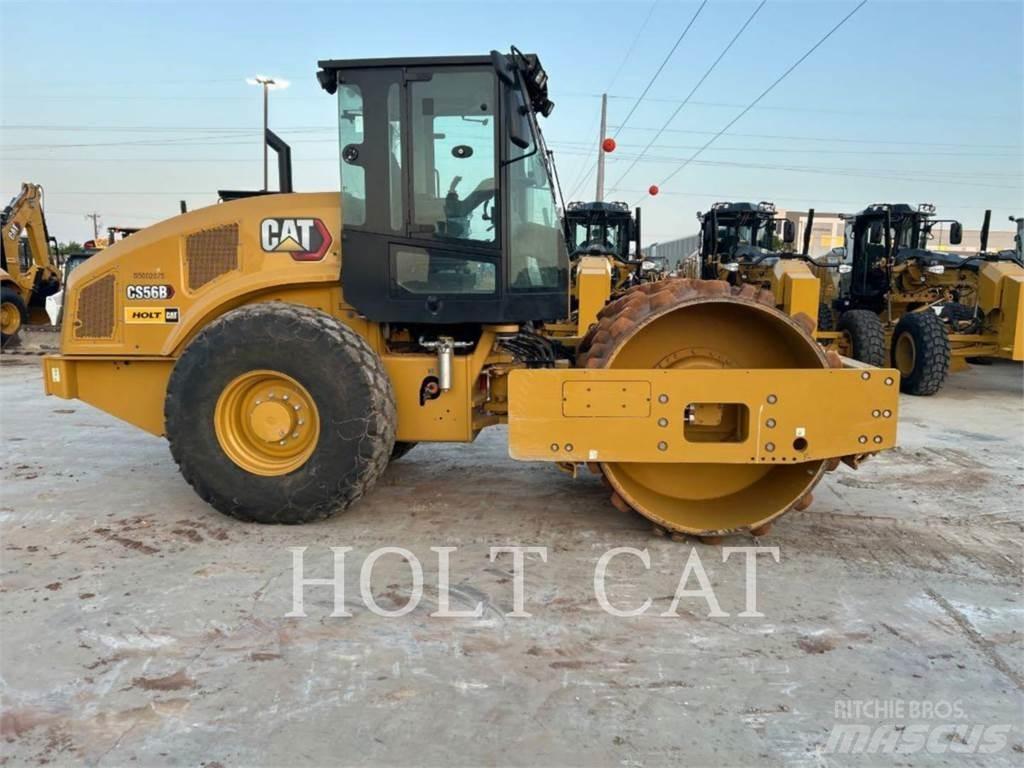 CAT CS56B CAB 單輪滾壓機