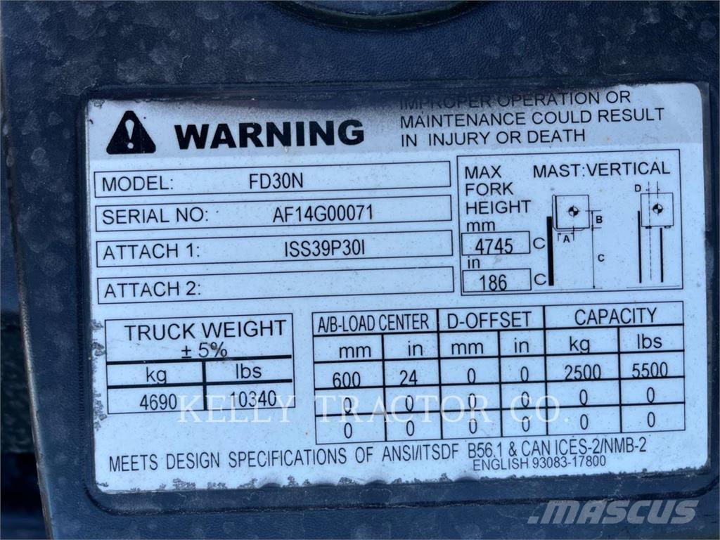 CAT FD30N 堆高機(叉車)-其他