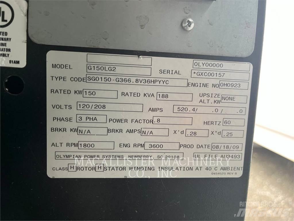 CAT G150LG2 柴油發電機