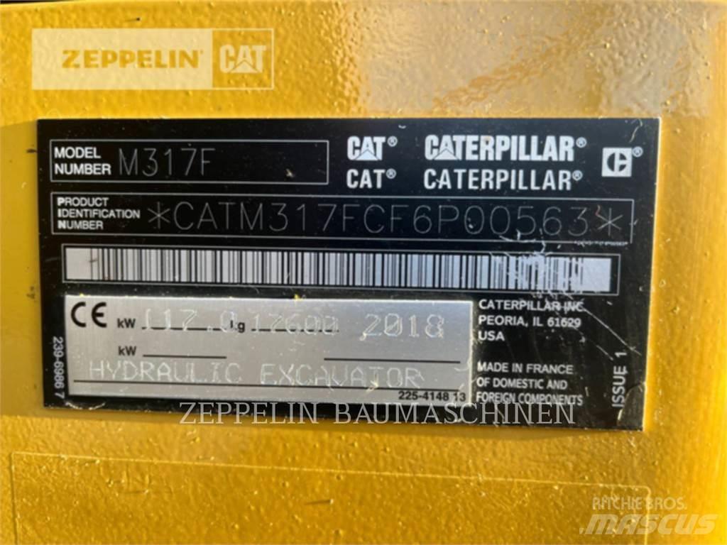 CAT M317F 旋轉式挖土機/掘鑿機/挖掘機