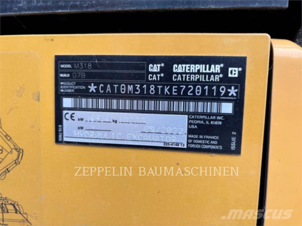 CAT M318-07A 旋轉式挖土機/掘鑿機/挖掘機