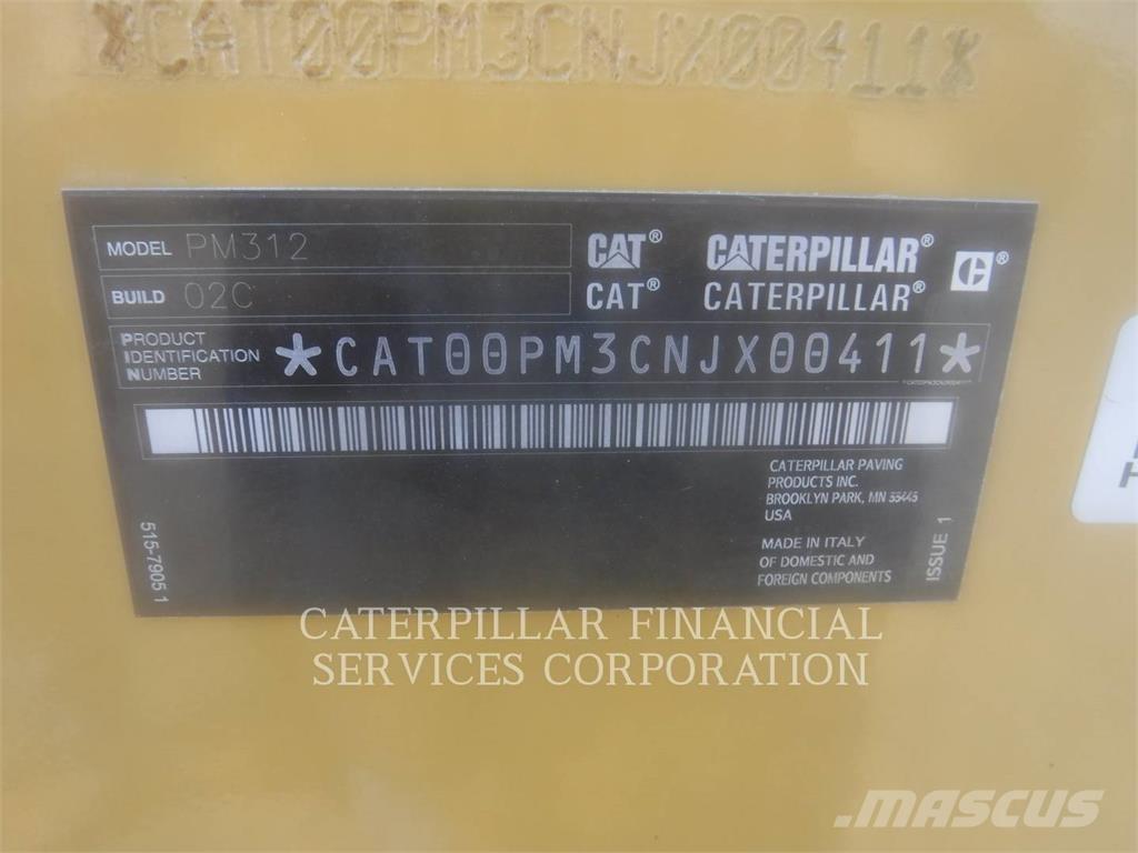 CAT PM312-02 瀝青冷銑刨機/銑床