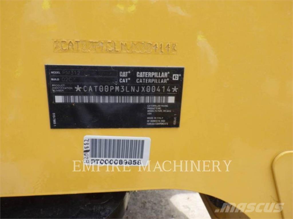CAT PM312-02 瀝青攤舖機/鋪路機