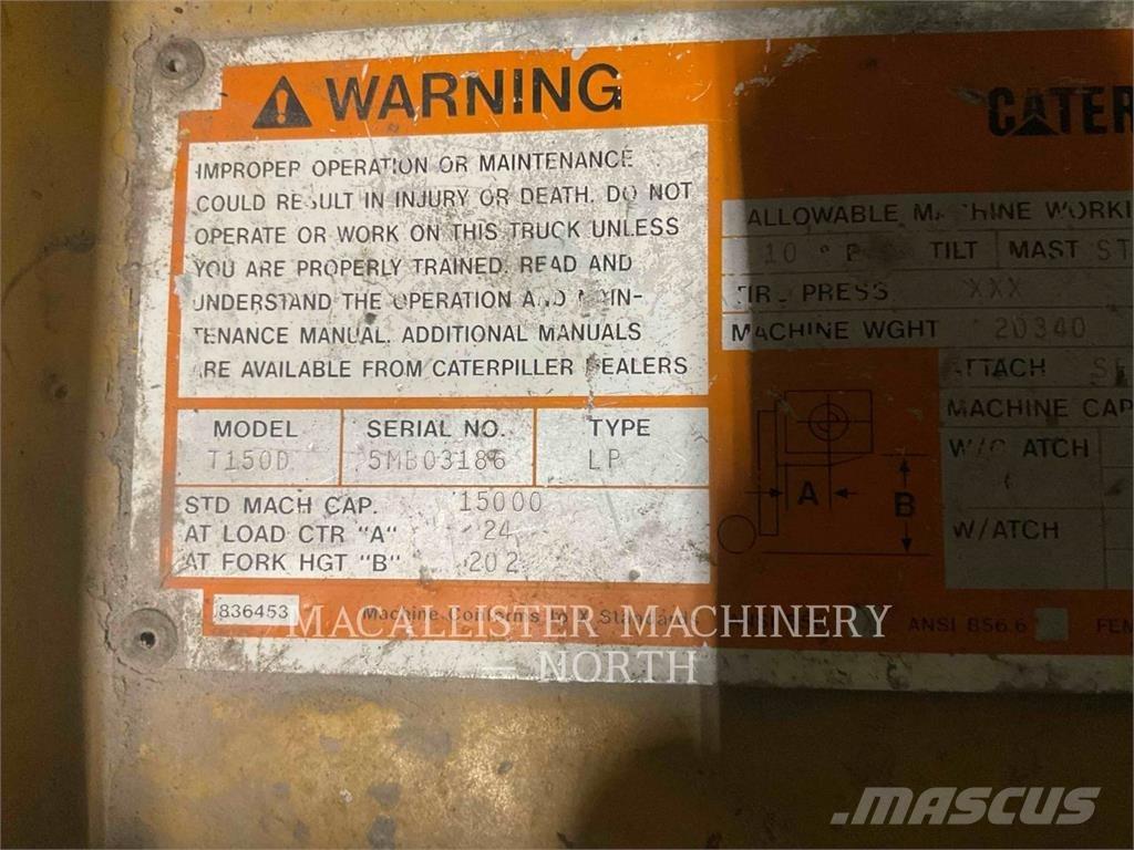 CAT T150D 堆高機(叉車)-其他