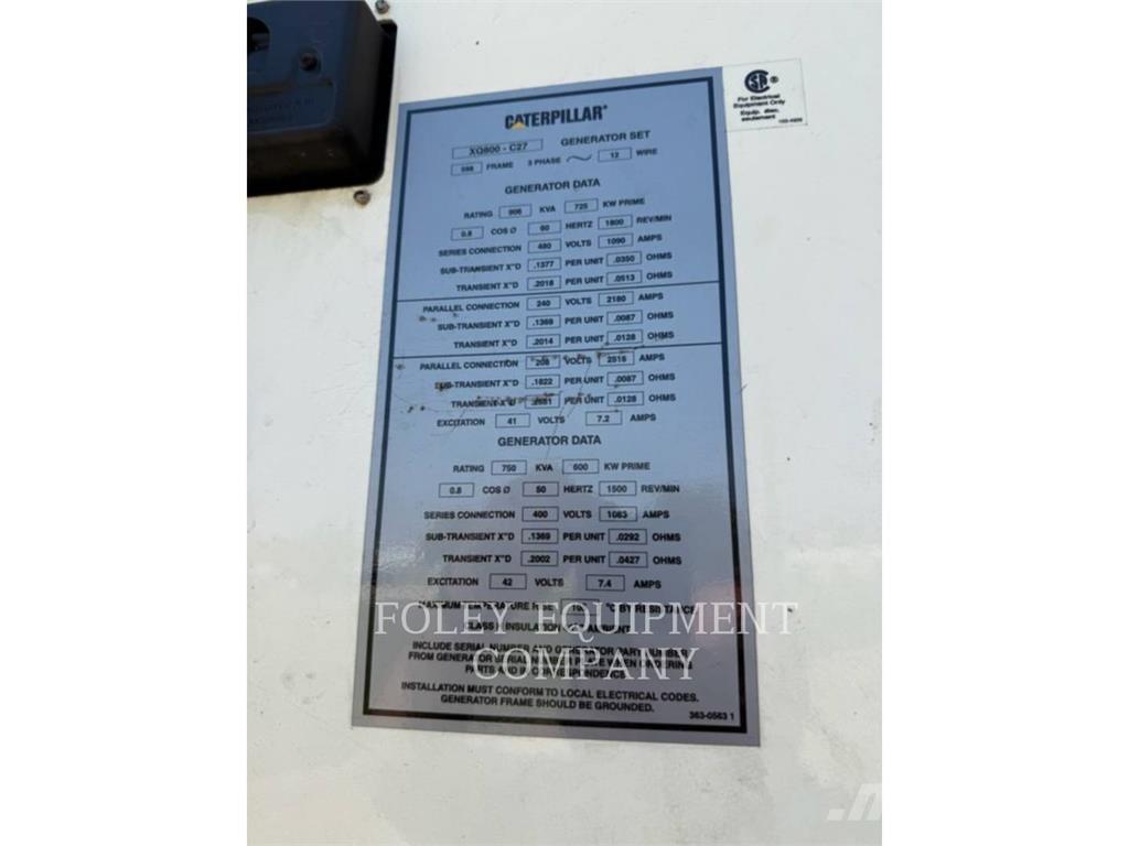 CAT XQ800 其他發電機