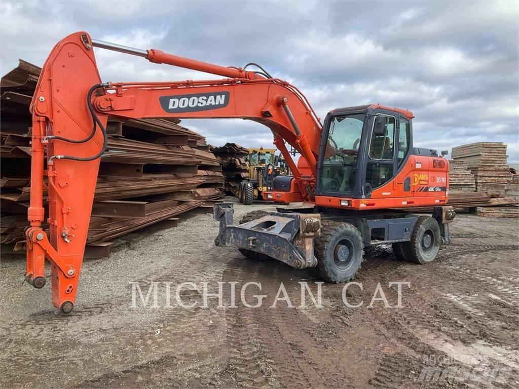 Doosan DX190W 旋轉式挖土機/掘鑿機/挖掘機