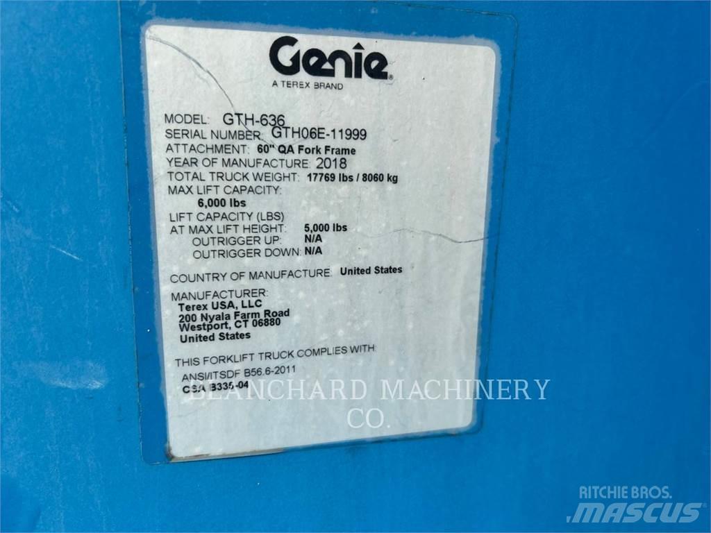 Genie GTH-636 伸縮臂操作車