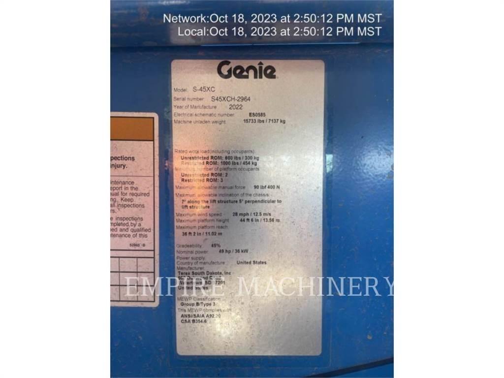 Genie S45 XC 曲臂高空作業車