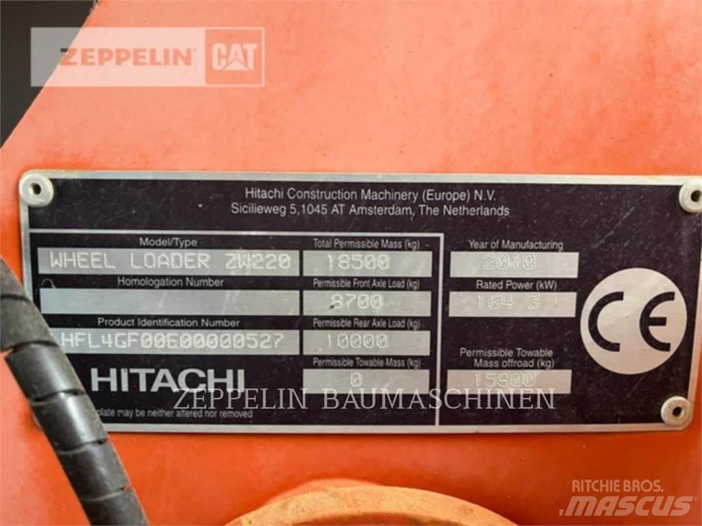Hitachi ZW220 輪胎式裝載機