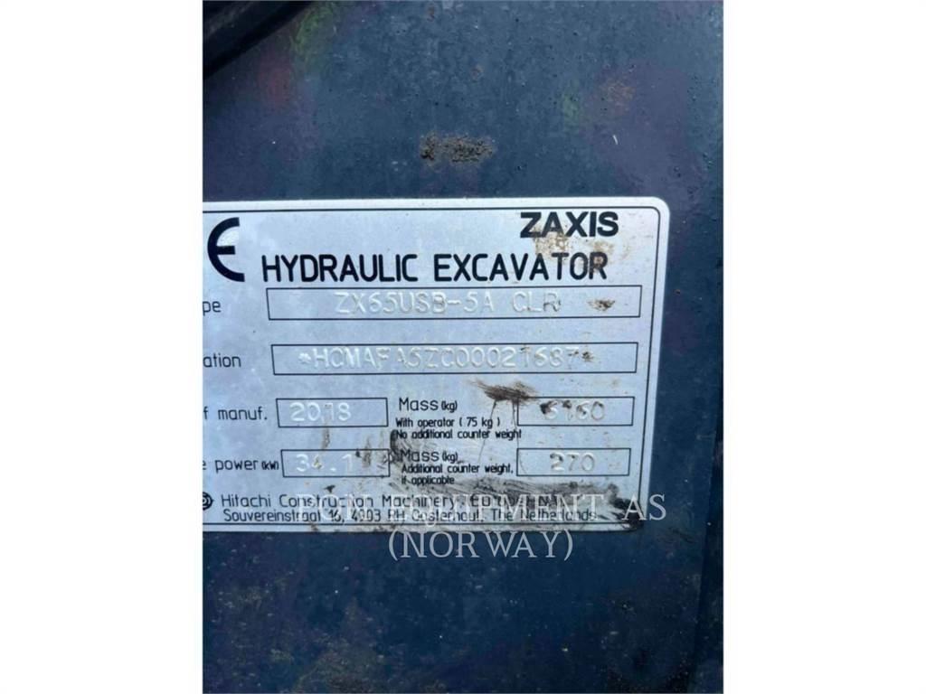 Hitachi ZX65 履帶式 挖土機/掘鑿機/挖掘機