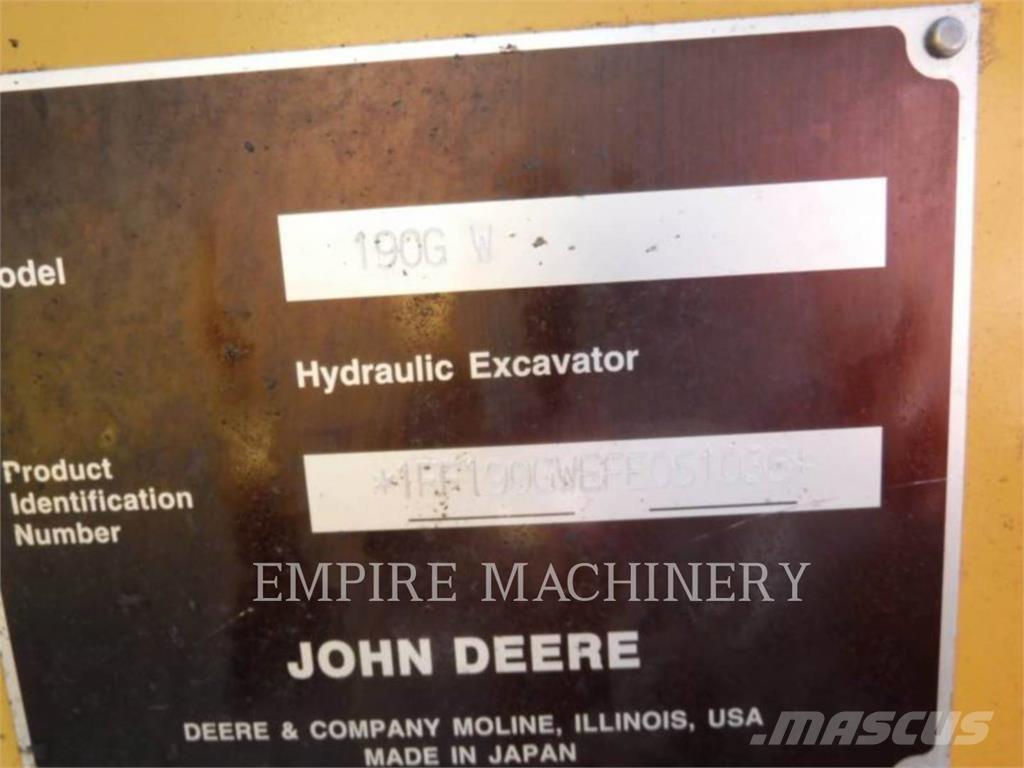 John Deere 190G 履帶式 挖土機/掘鑿機/挖掘機