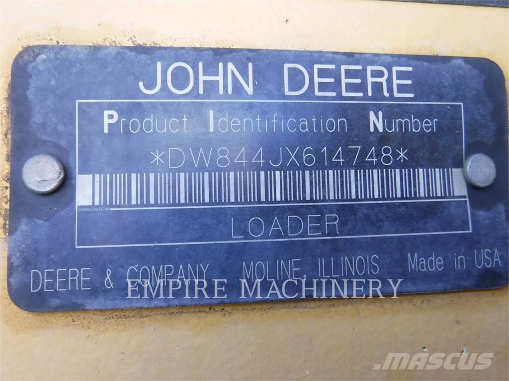 John Deere 844J 輪胎式裝載機