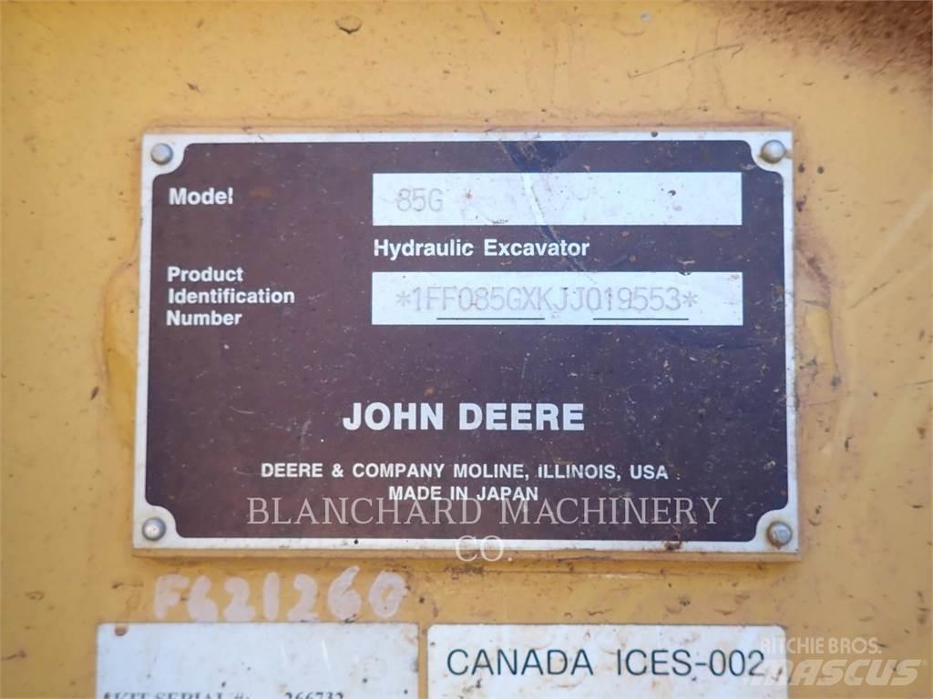 John Deere 85G 履帶式 挖土機/掘鑿機/挖掘機