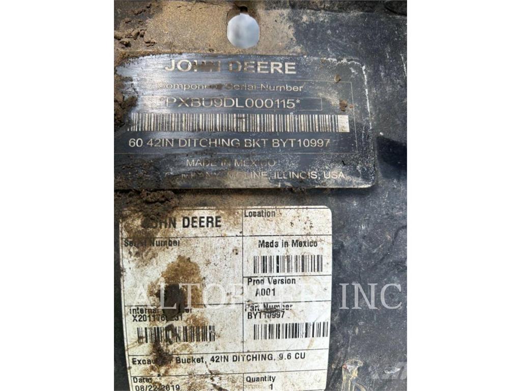 John Deere & CO. 60G 履帶式 挖土機/掘鑿機/挖掘機