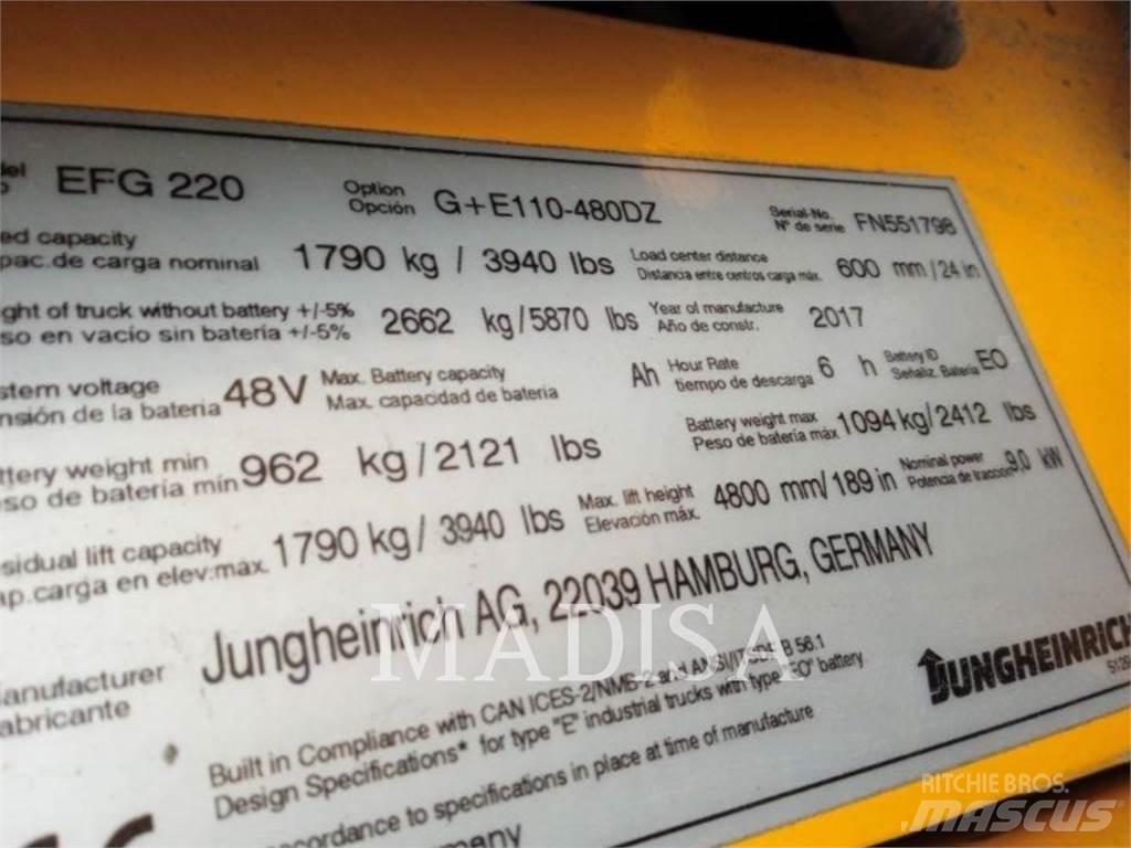 Jungheinrich EFG 220 堆高機(叉車)-其他