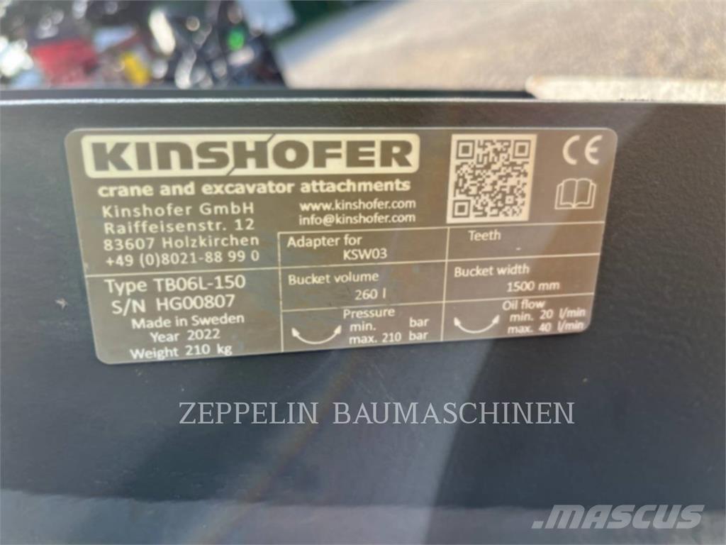 Kinshofer TB06-1500 GLV 掘溝機