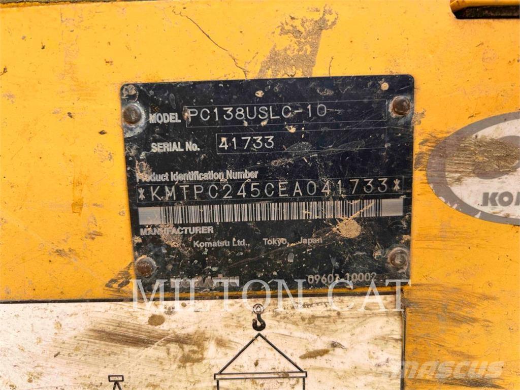 Komatsu PC138USLC-10 履帶式 挖土機/掘鑿機/挖掘機